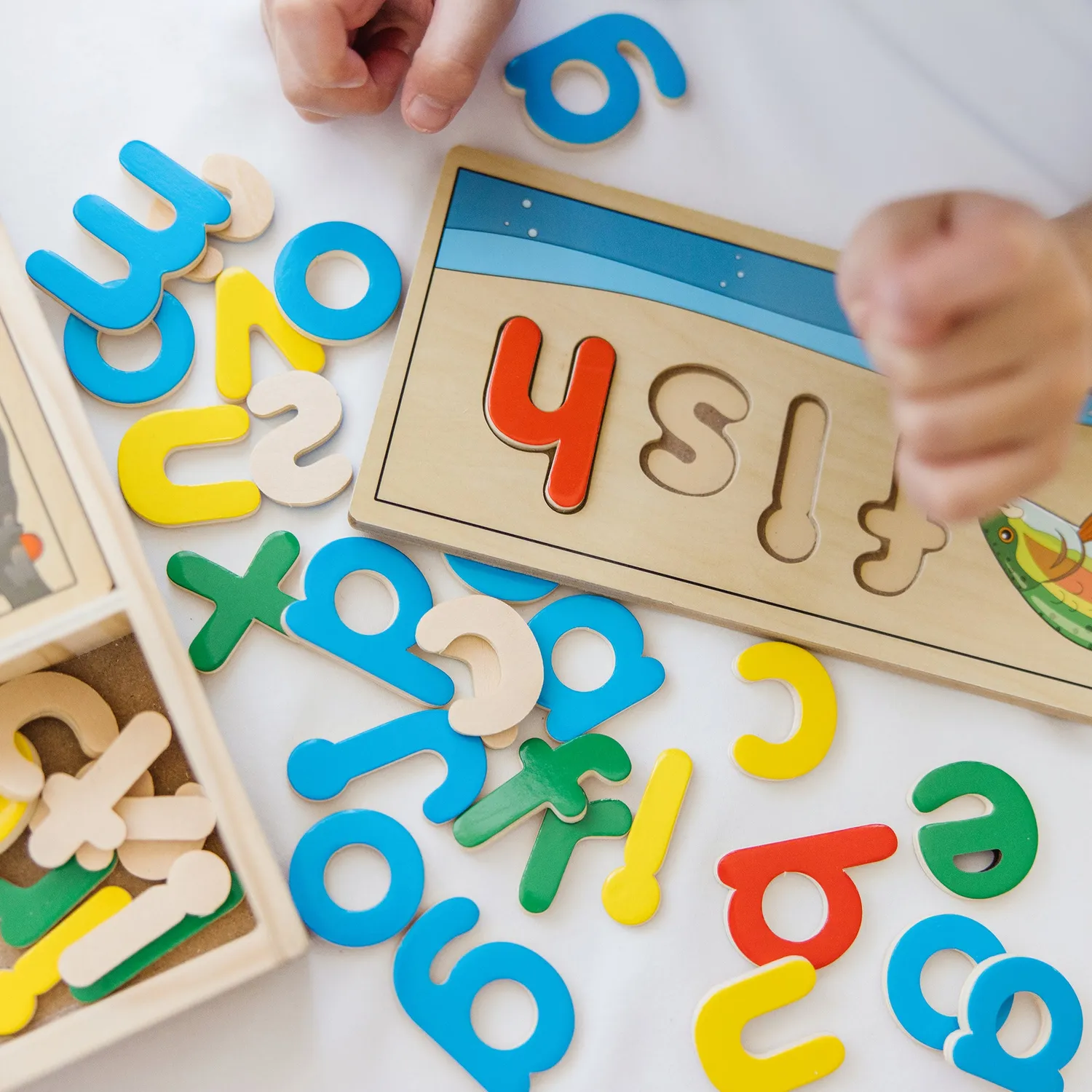 Melissa & Doug See & Spell houten letterspel