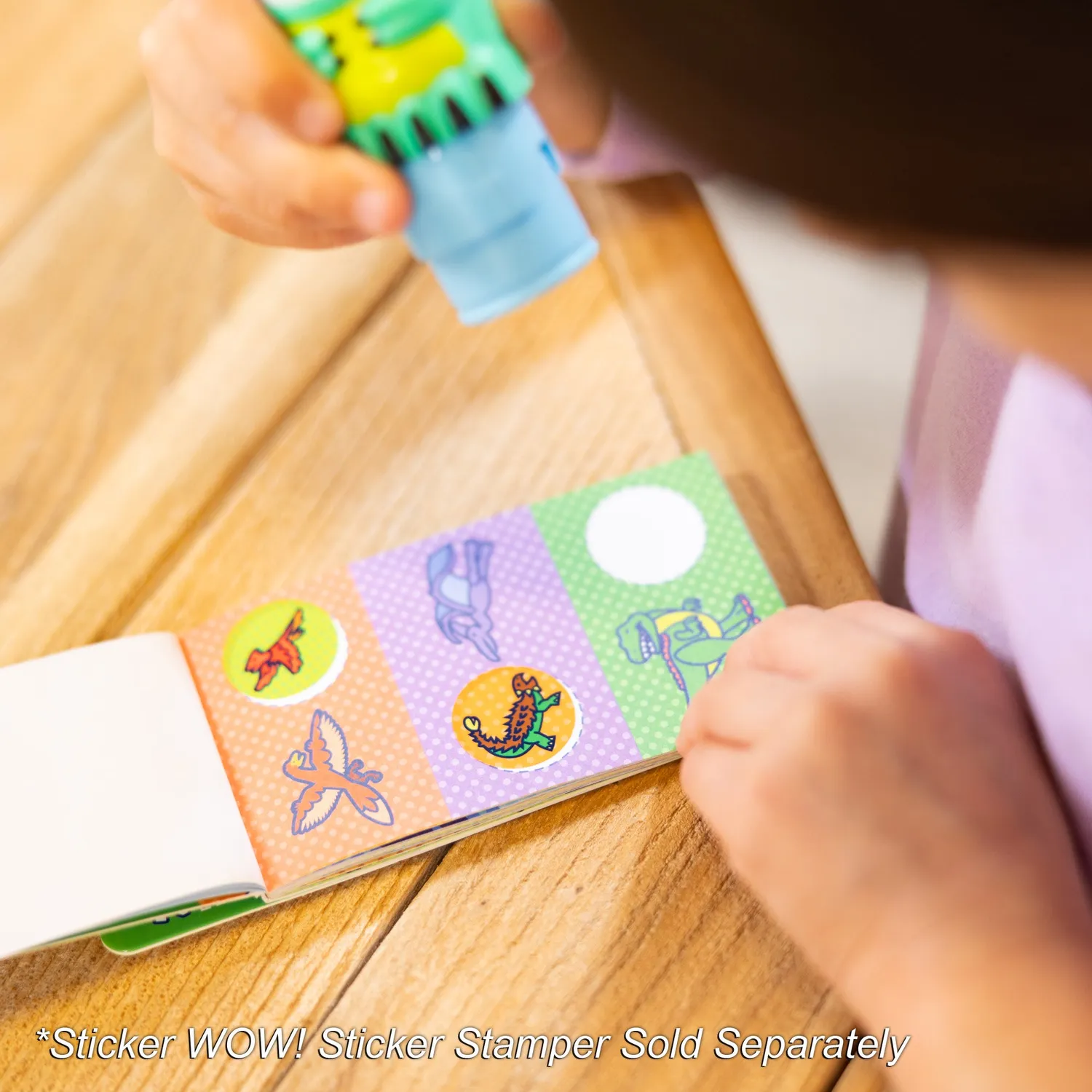Melissa & Doug Sticker WOW! Dinosaur stickerboek navulling 200 stickers