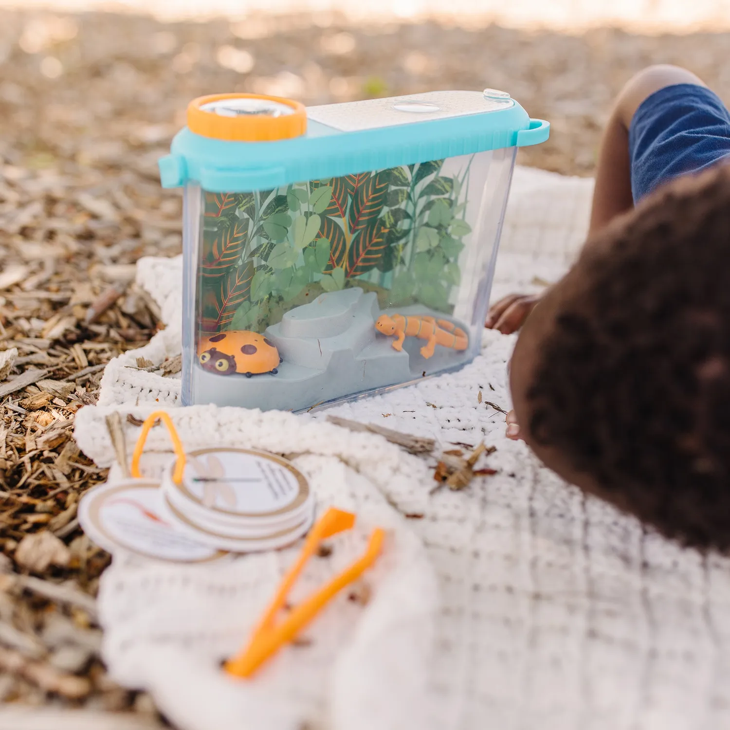 Melissa & Doug Let's Explore Terrarium speelset met loep