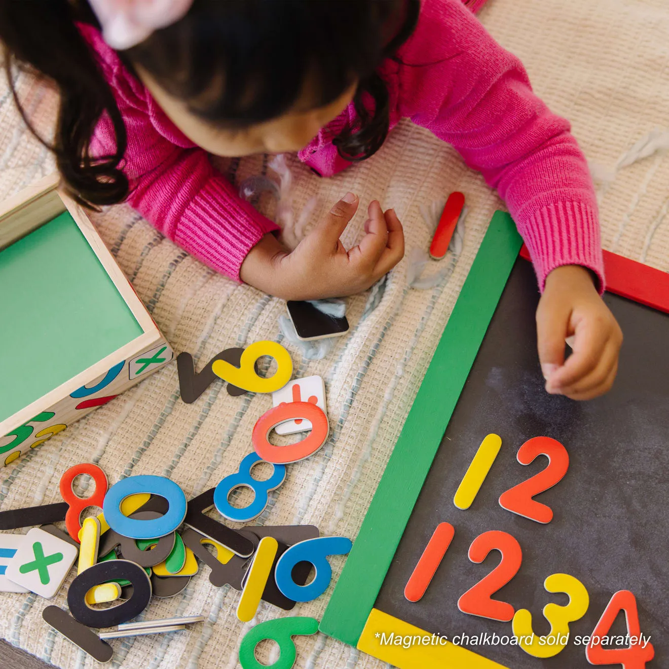 Melissa & Doug Magnetic Wooden Numbers magneetset 37 stuks