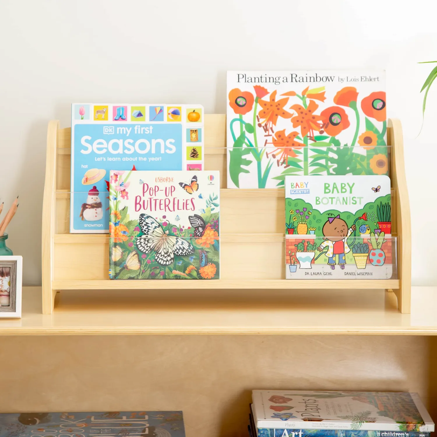 Guidecraft Tabletop Book Display boekenrek tafel transparant