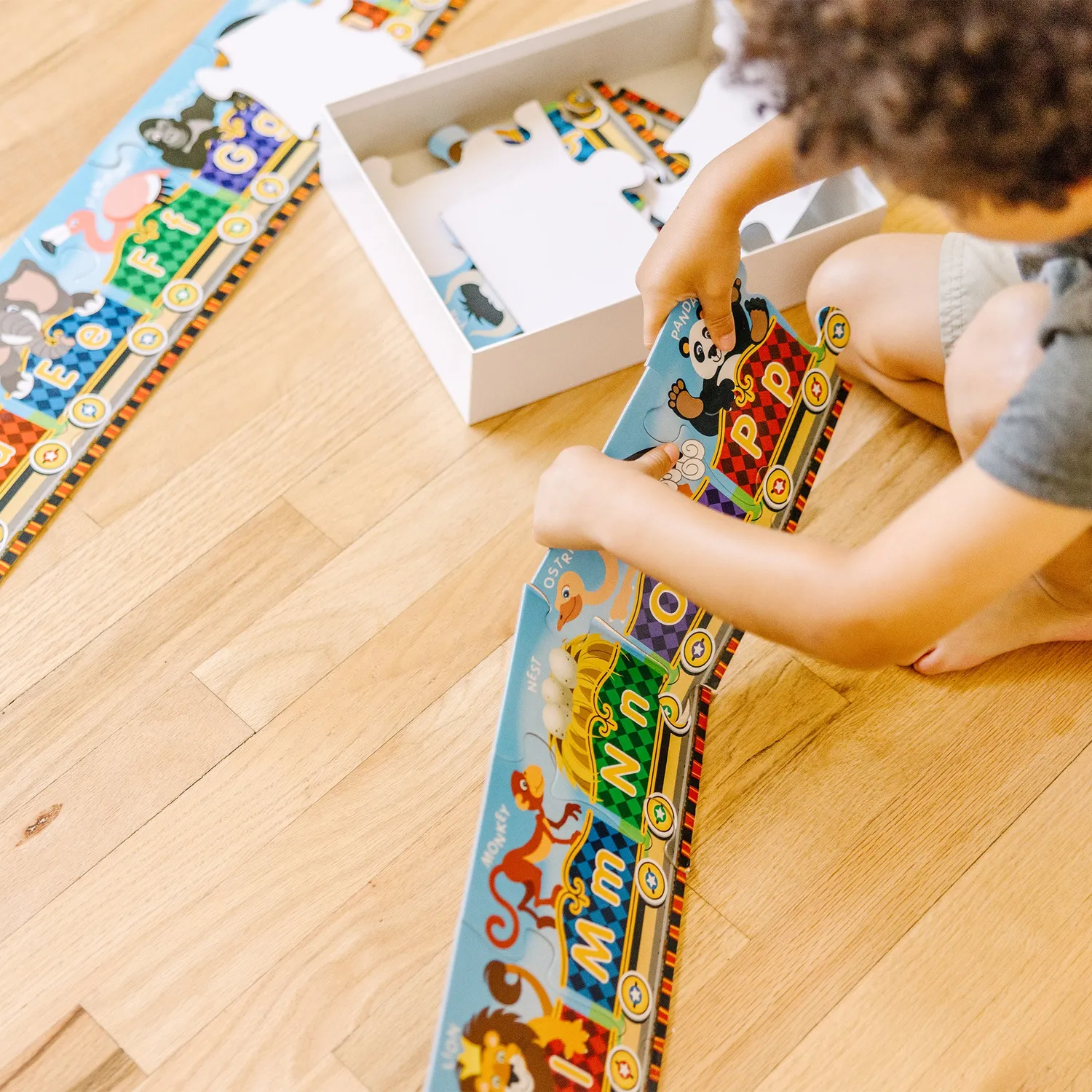 Melissa & Doug Alphabet Express vloerpuzzel 27 stukjes