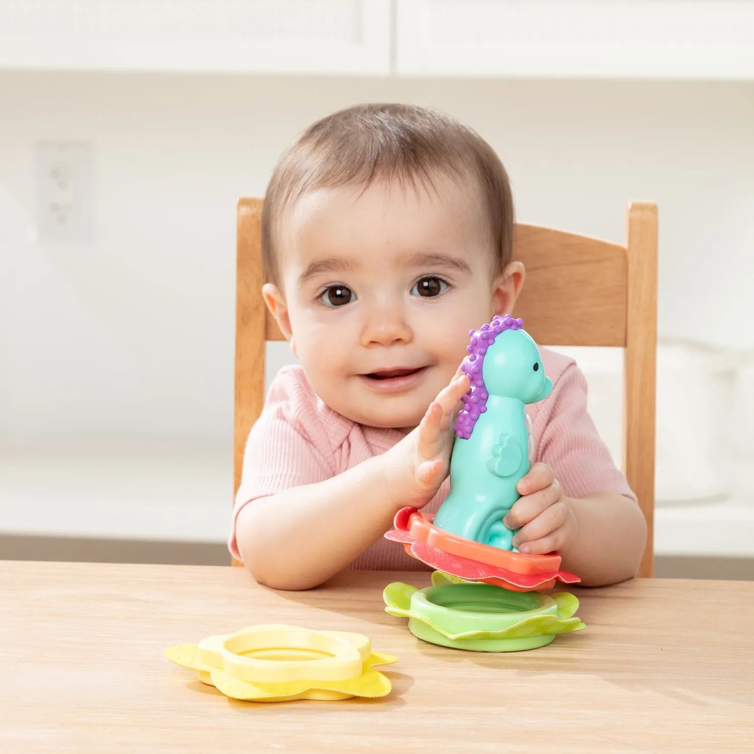 Melissa & Doug Ocean Waves Press zeepaardje stapelaar