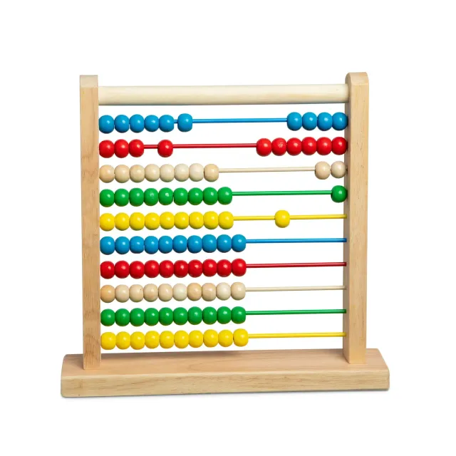 Melissa & Doug Houten Abacus telraam 100 kralen