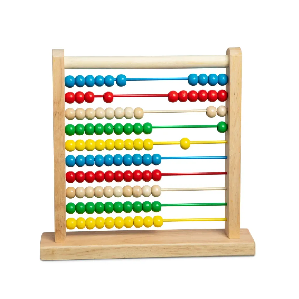 Melissa & Doug Houten Abacus telraam 100 kralen