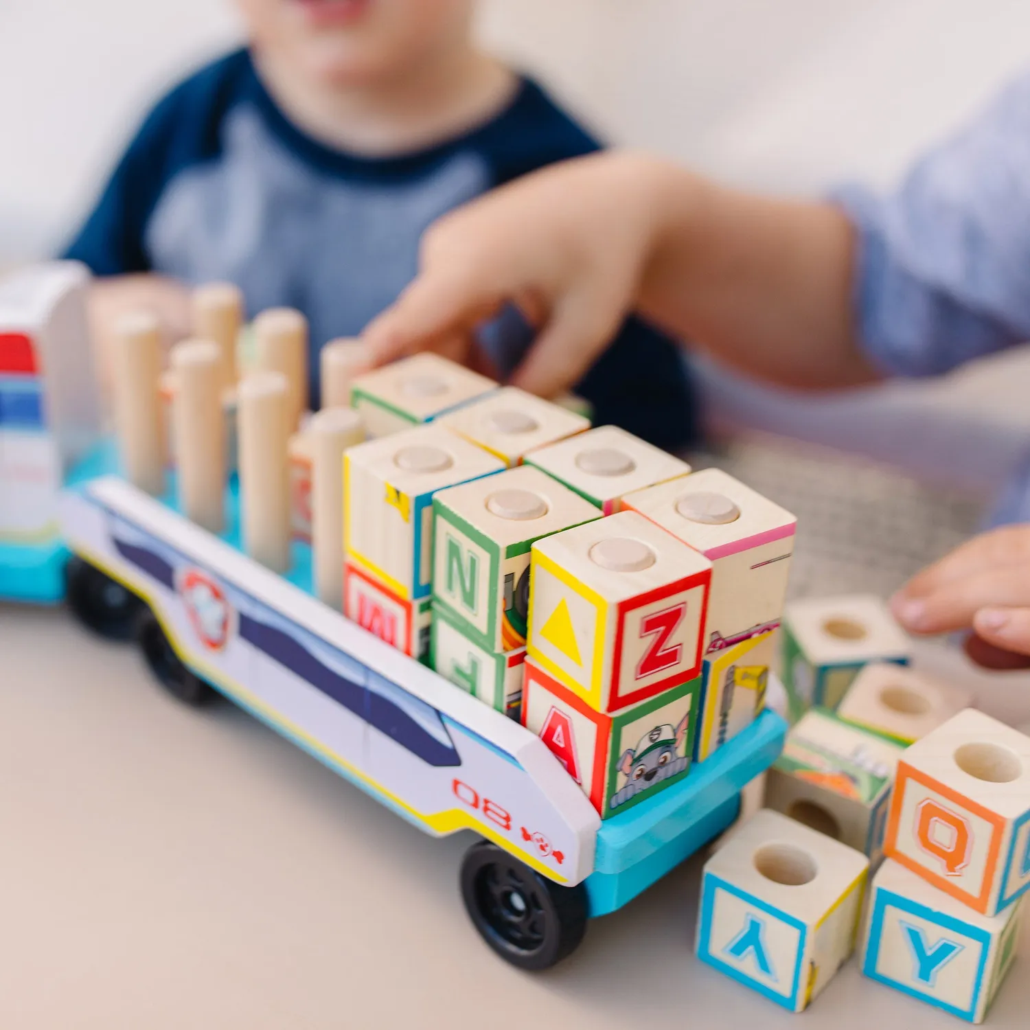 Melissa & Doug PAW Patrol Blokkentruck Hout ABC