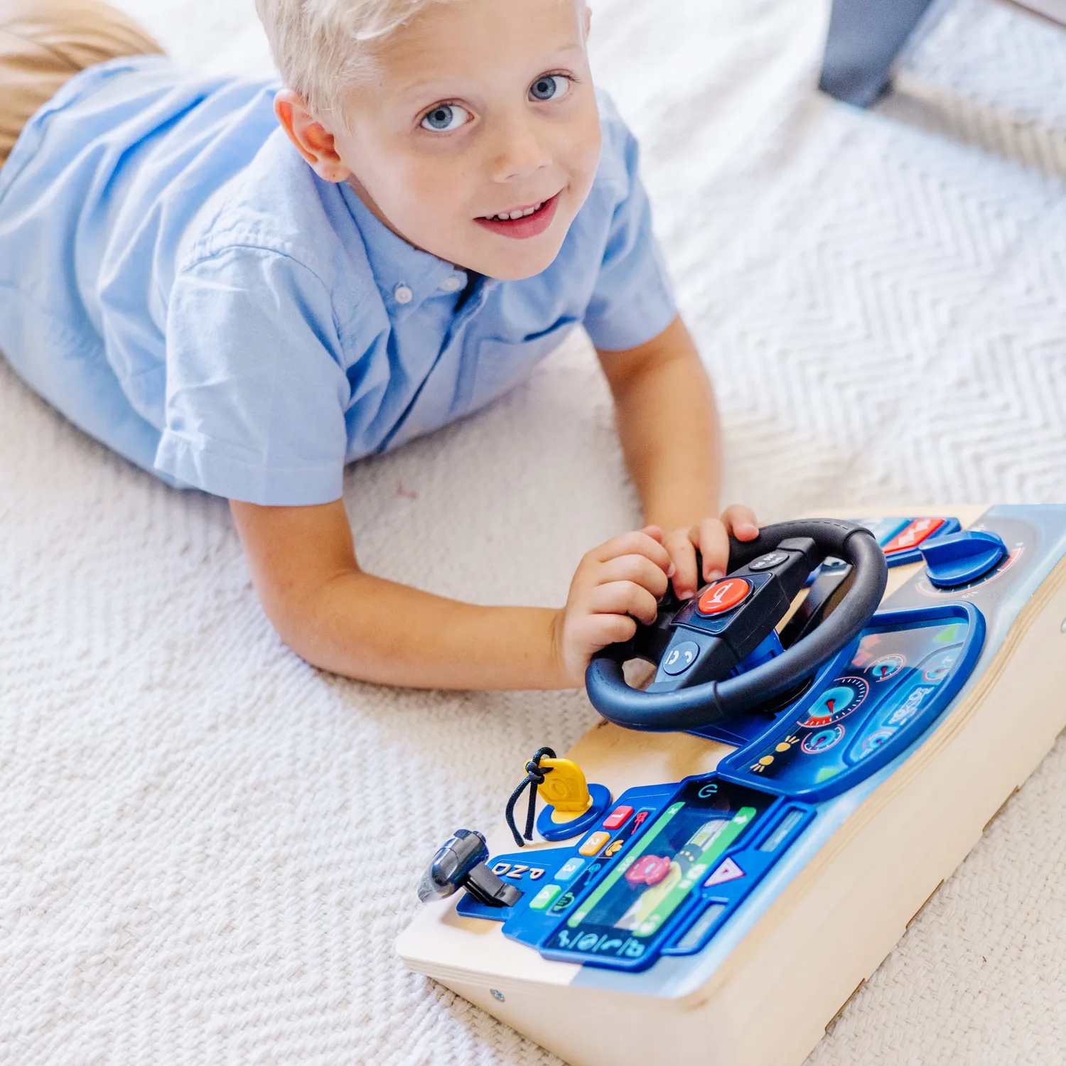 Melissa & Doug Vroom & Zoom dashboard speelgoed houten