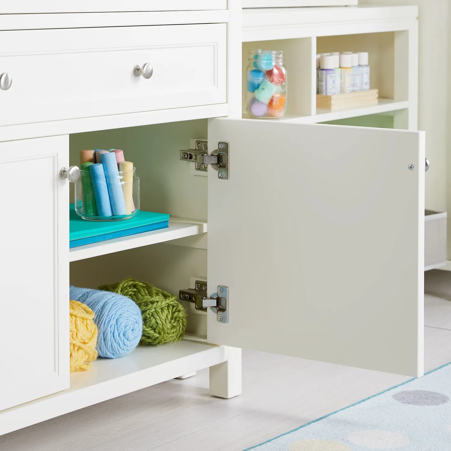 Guidecraft Martha Stewart Kids Artwork Storage opbergkast wit