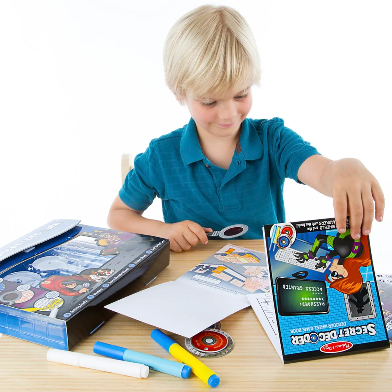 Melissa & Doug Secret Decoder doeboek deluxe speurset