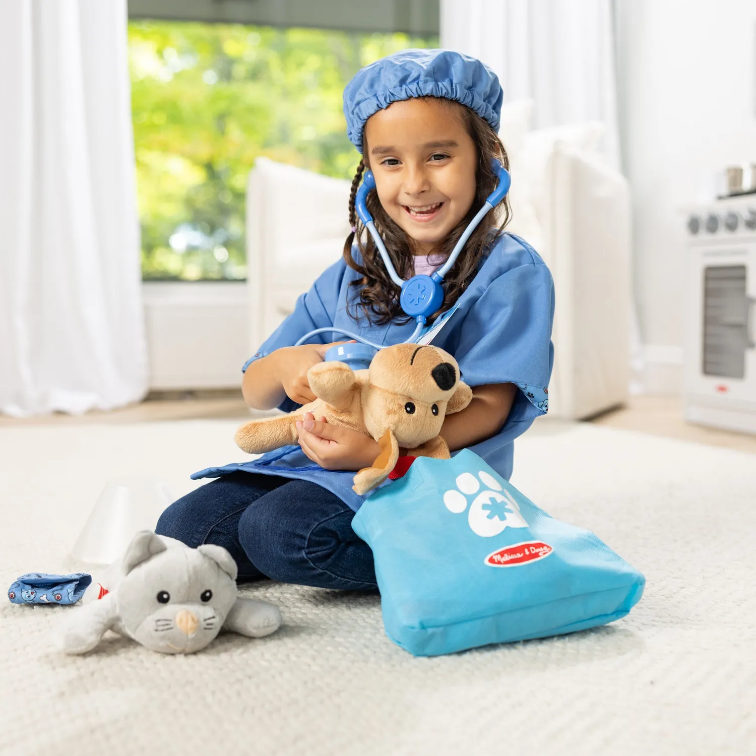 Melissa & Doug Pet Vet dierenartsset verkleden 2-delig