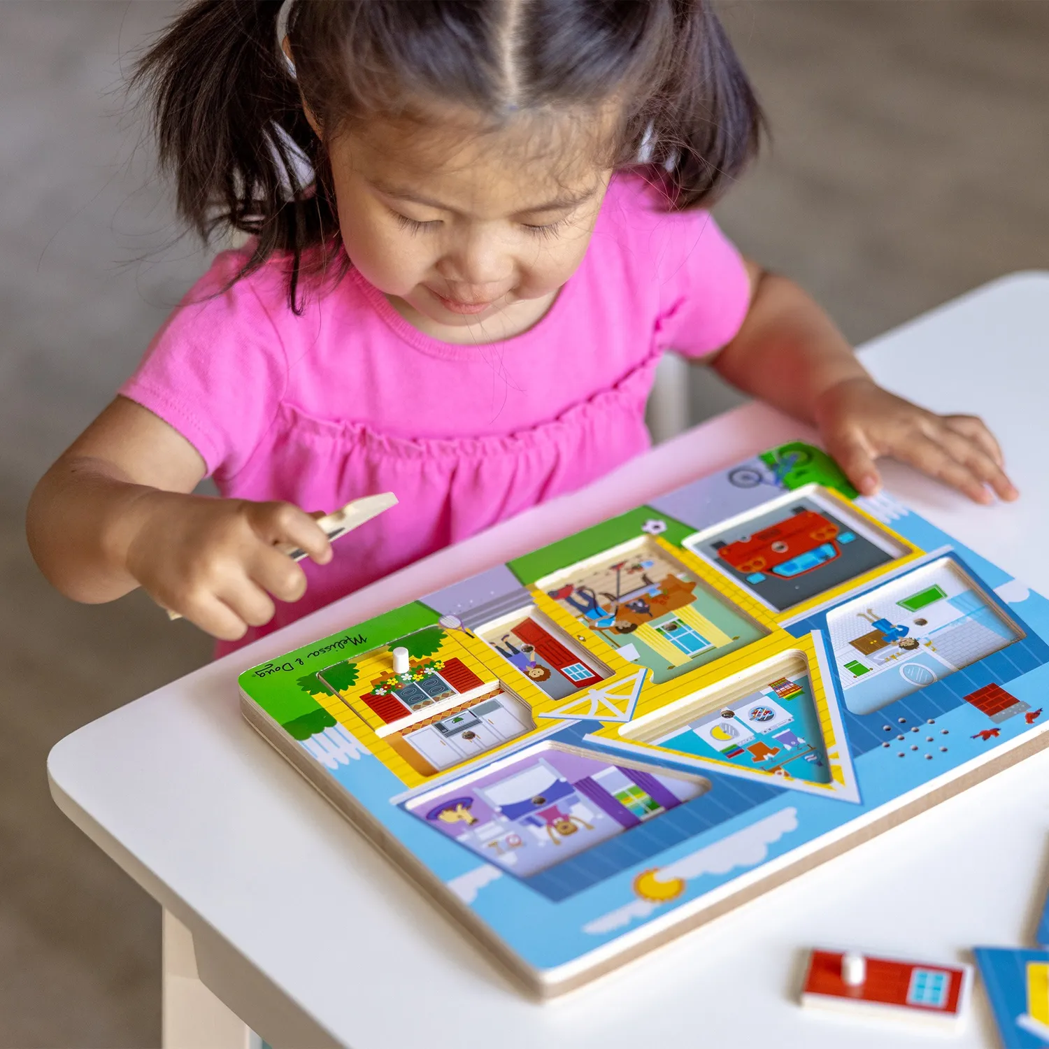 Melissa & Doug Around the House geluidspuzzel 8 stukjes