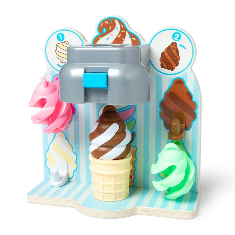 Melissa & Doug Swirl and Serve Ice Cream speelset houten