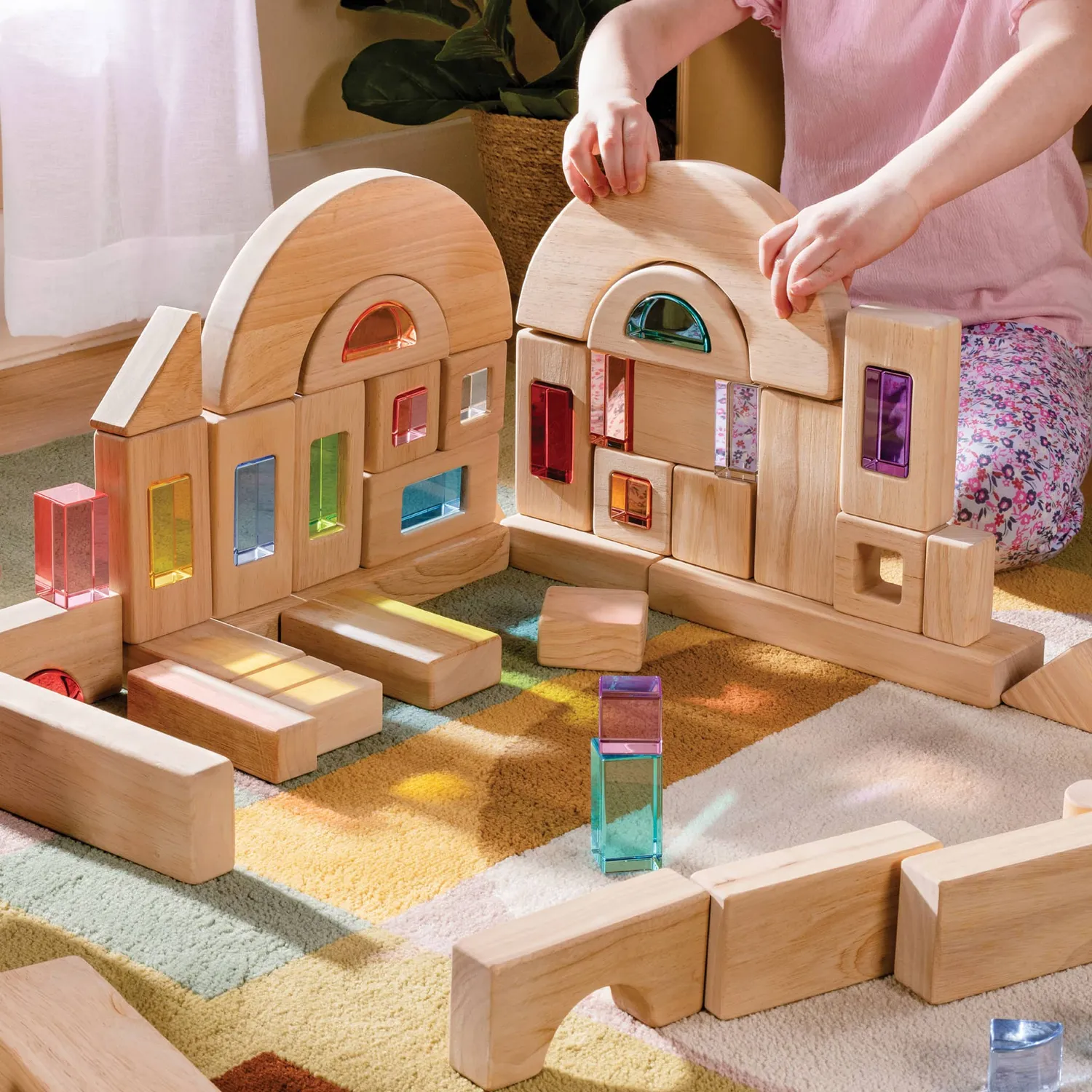 Guidecraft Window Unit Blocks bouwblokken 24-delig