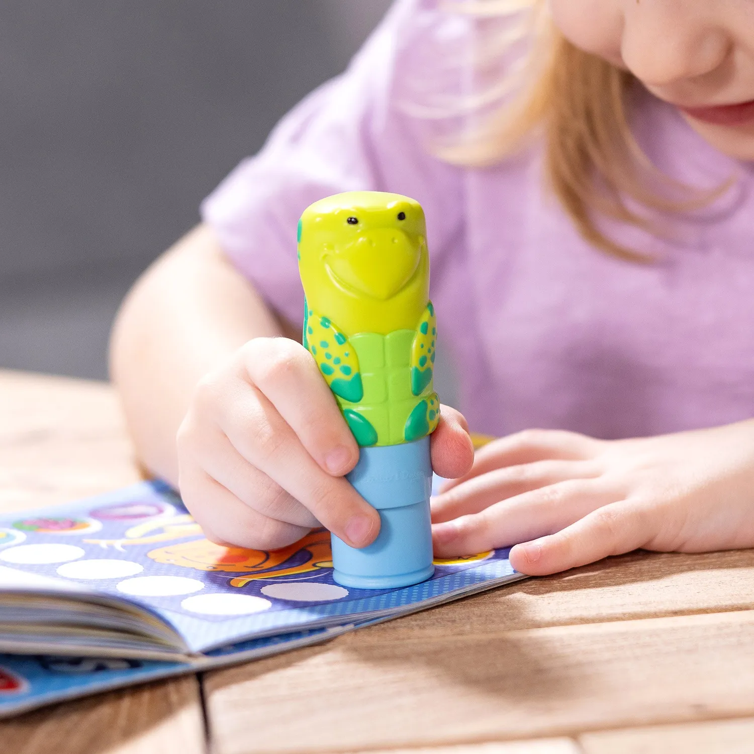 Melissa & Doug Sticker WOW! stickerboek zeeschildpad pad