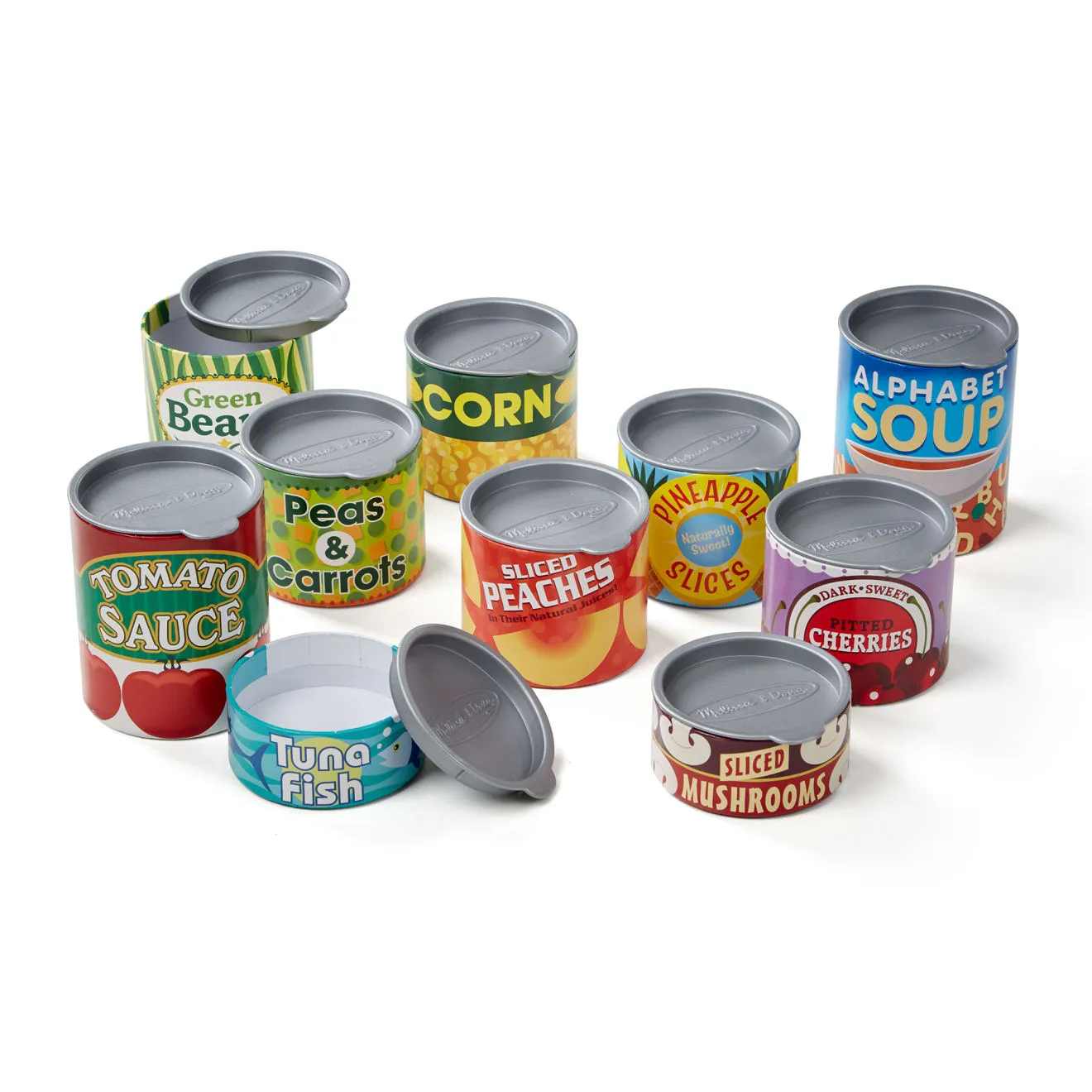 Melissa & Doug Let's Play House Grocery Cans speelblikjes