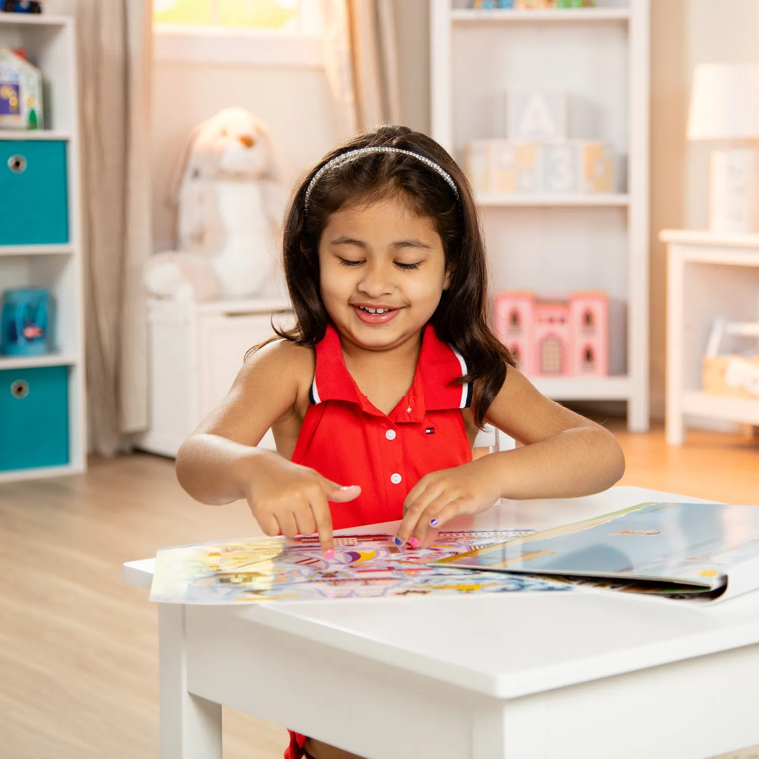 Melissa & Doug Reusable Sticker Pad Vehicles stickerboek voertuigen