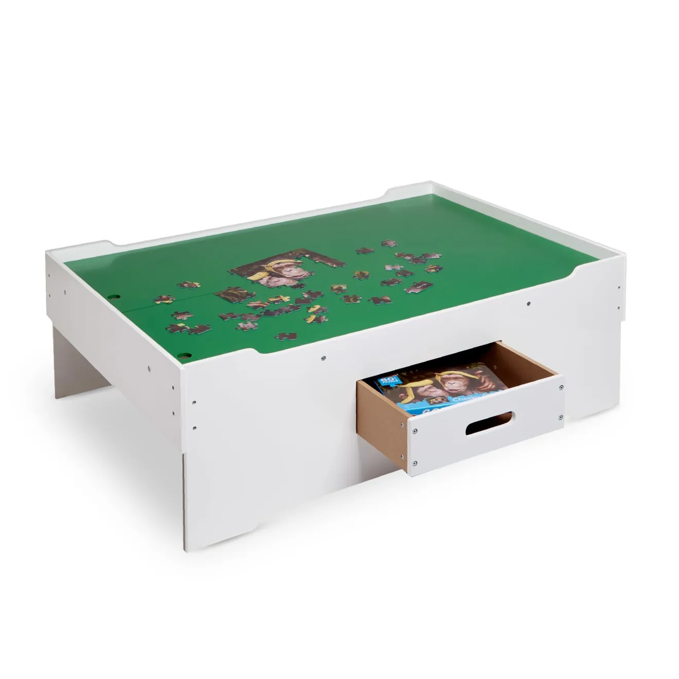 Melissa & Doug Multi-Activity houten treintafel met lade
