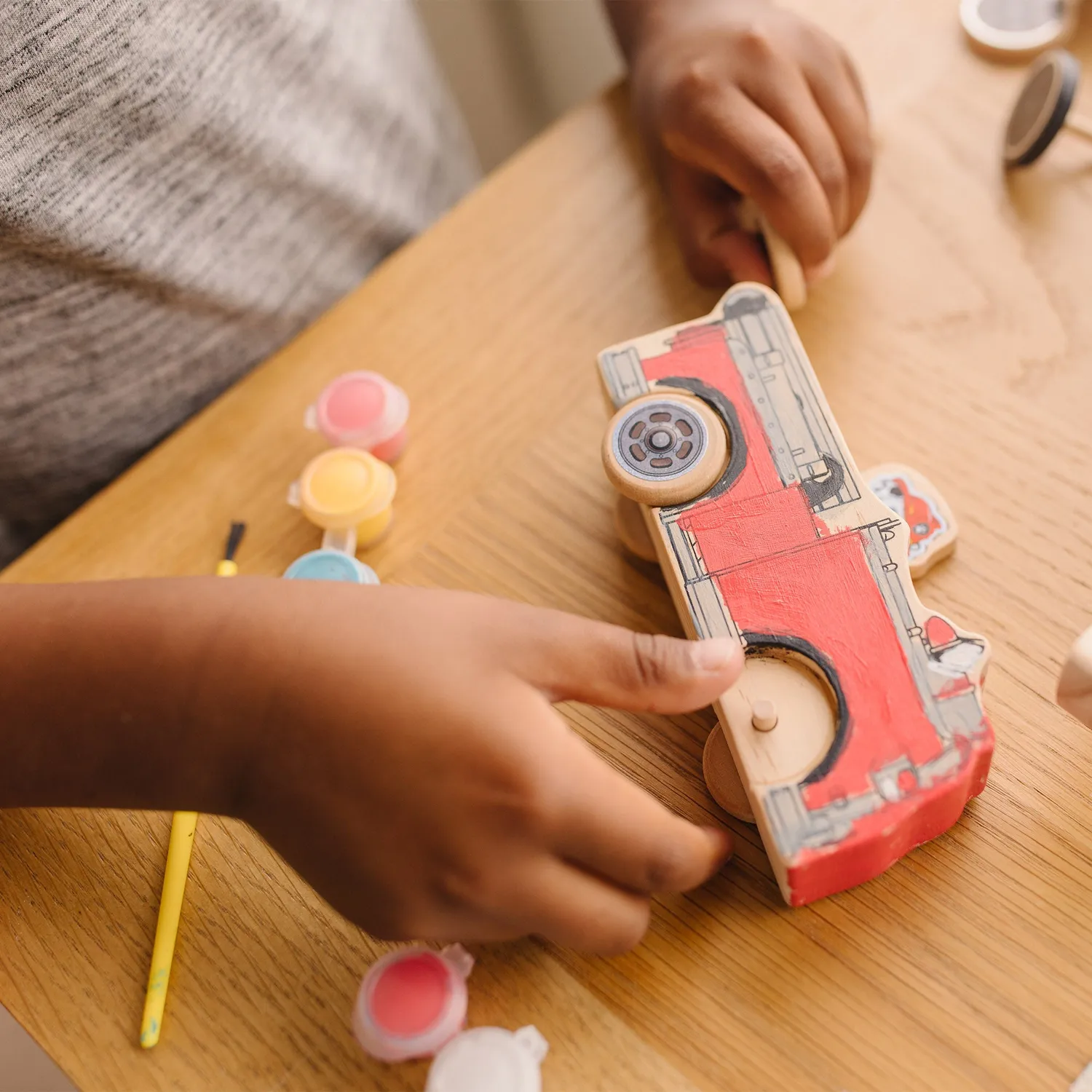 Melissa & Doug PAW Patrol Knutselset houten voertuigen verf