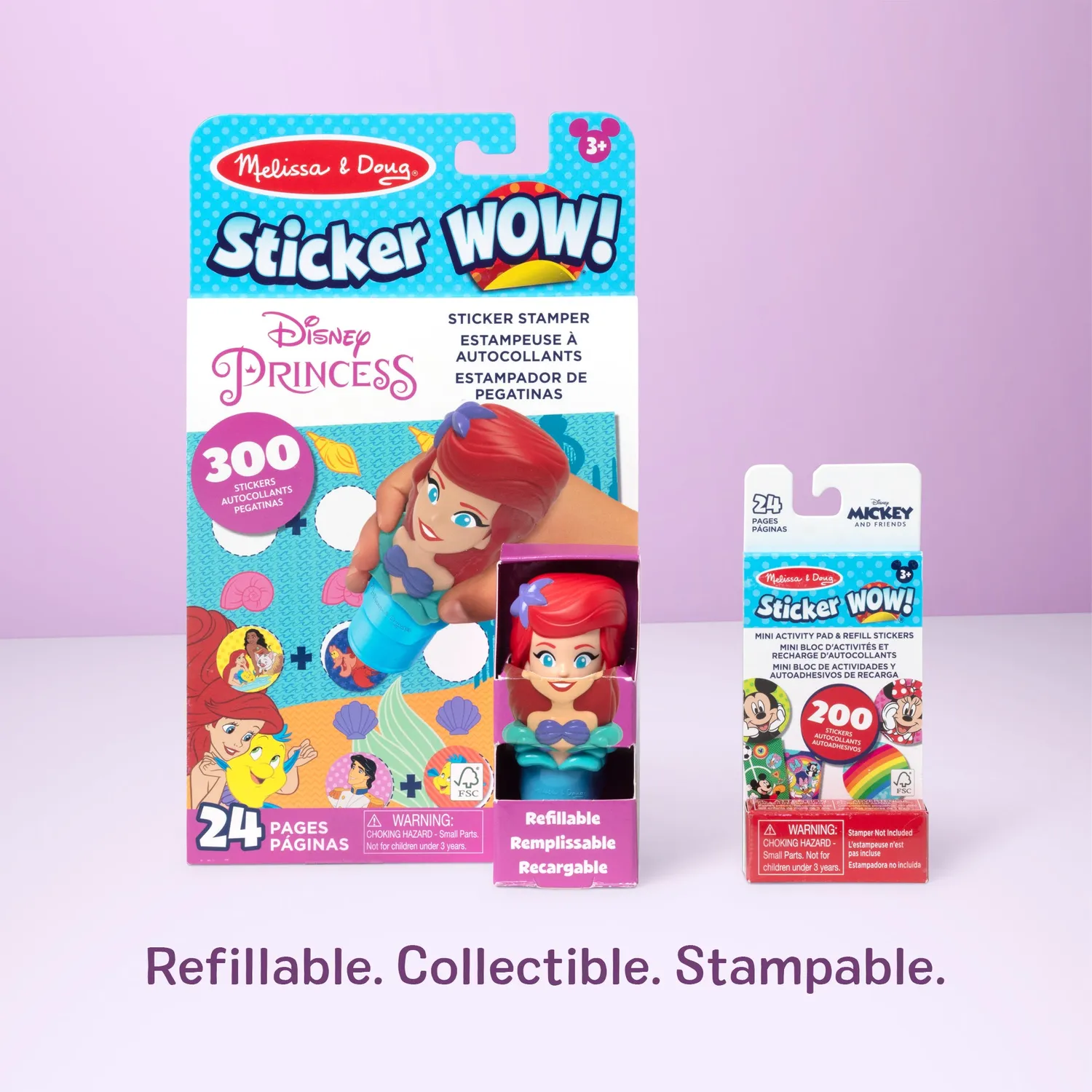 Melissa & Doug Sticker WOW Ariel stickerstempel bundel