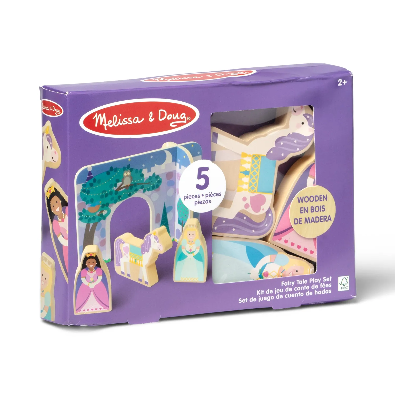 Melissa & Doug Wooden Fairy Tale speelkasteel hout