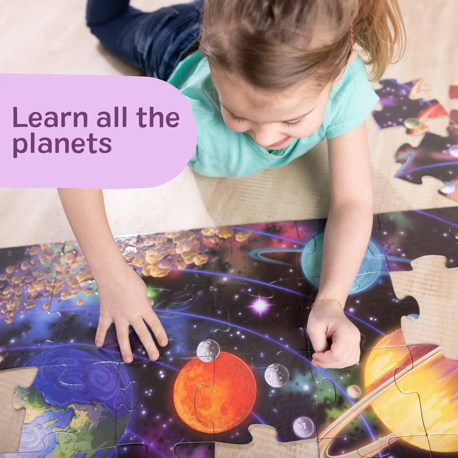 Melissa & Doug Solar System Vloerpuzzel 48 Stukjes Ruimte