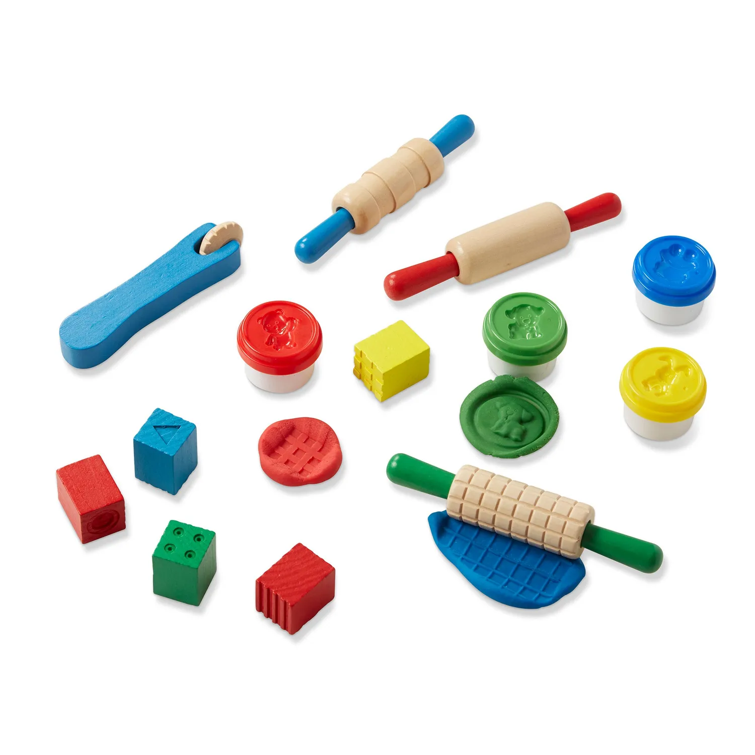 Melissa & Doug Created by Me Shape Model Mold speelklei 4 kleuren vanaf 3 jaar