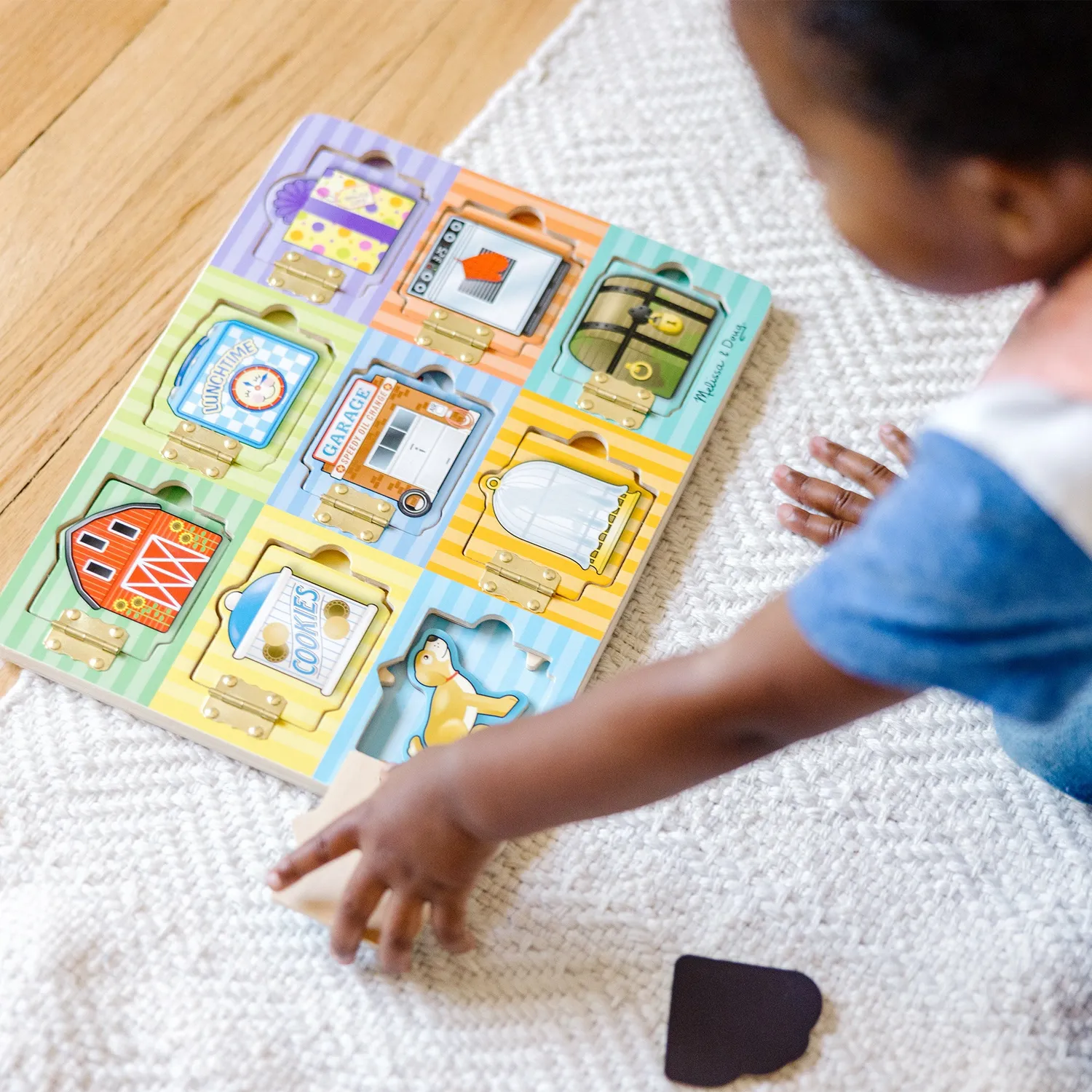 Melissa & Doug Hide & Seek houten magneetspel