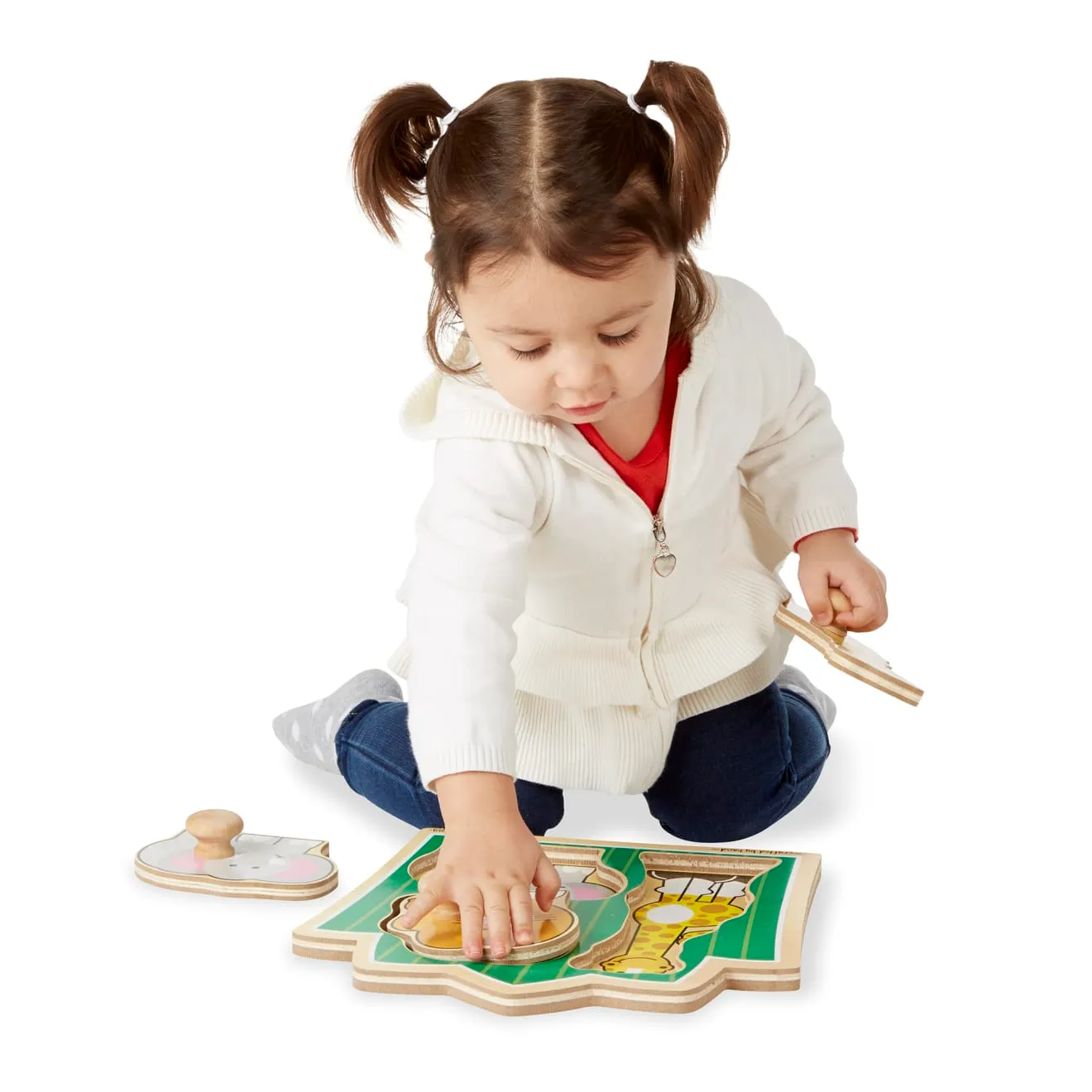 Melissa & Doug Jungle Friends Knobbelpuzzel 3 stukjes