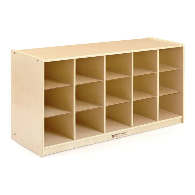 Guidecraft 15-Bin Storage vakkenkast berken 15-vaks