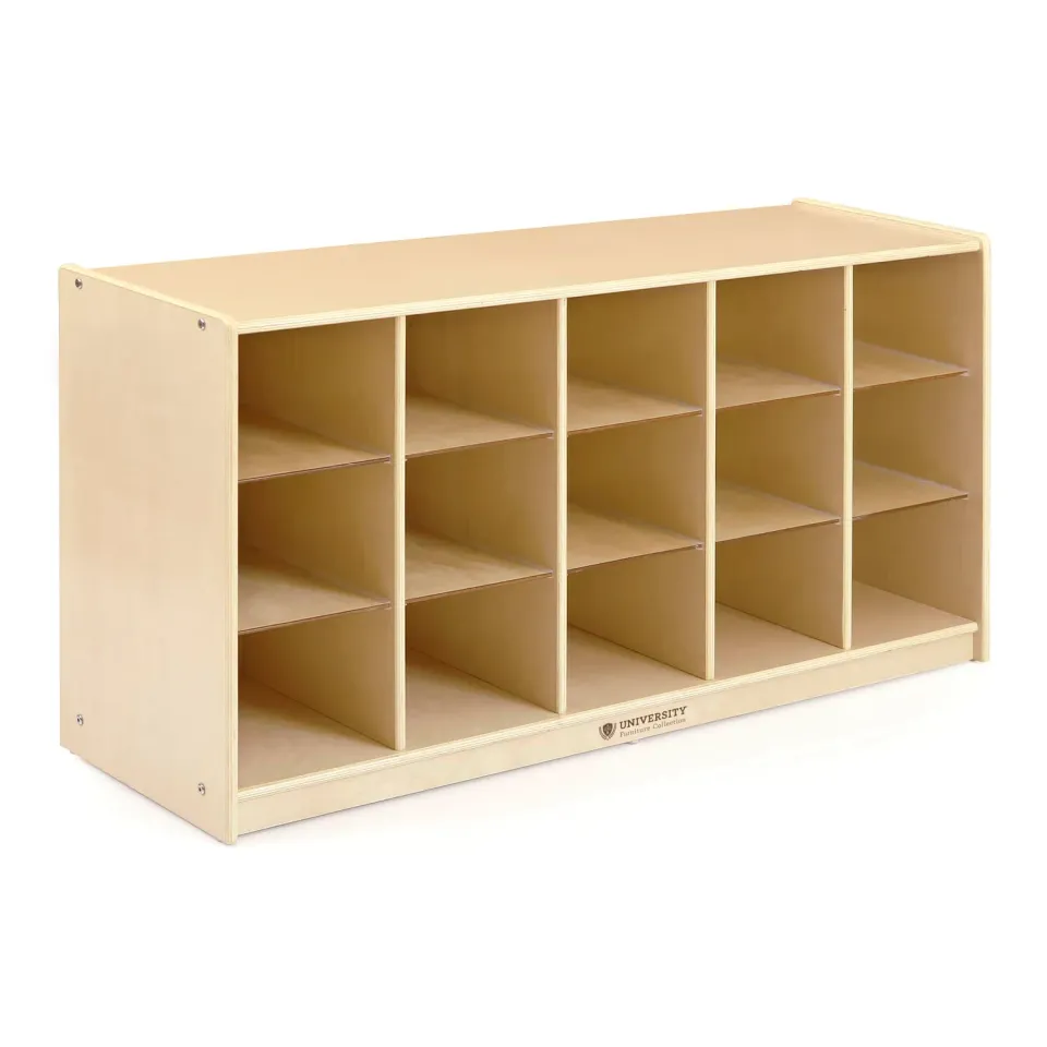 Guidecraft 15-Bin Storage vakkenkast berken 15-vaks