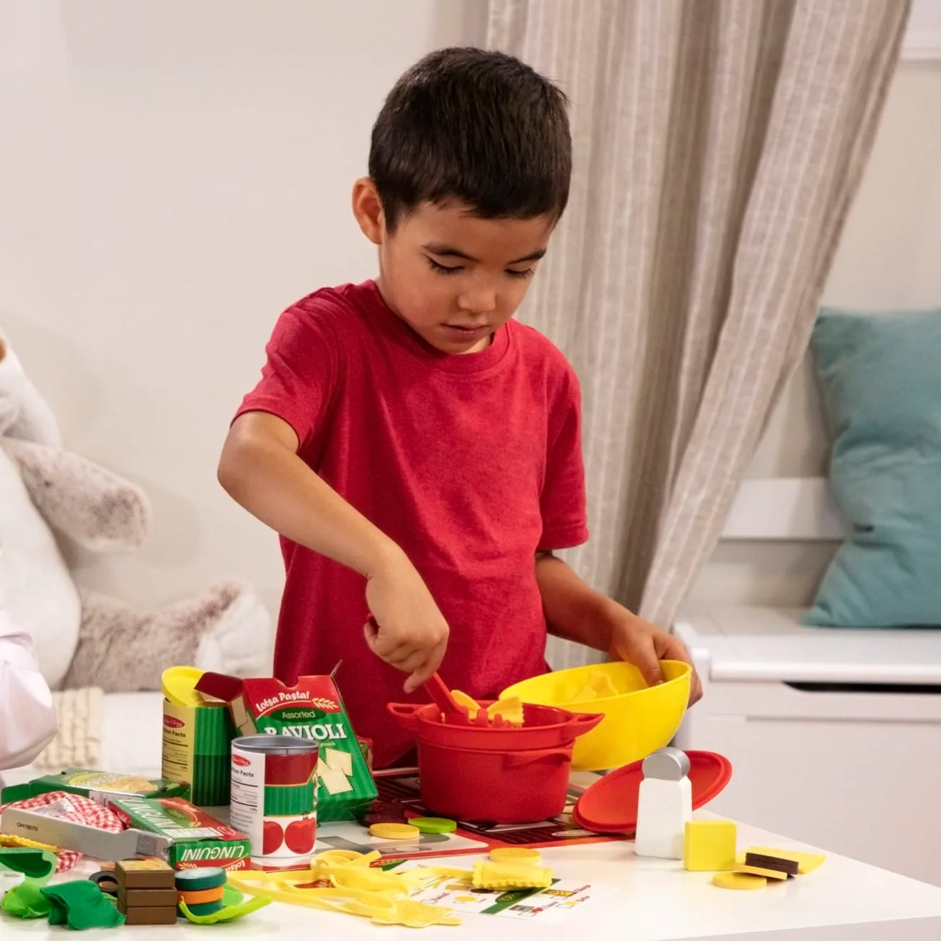 Melissa & Doug Prepare & Serve Pasta Speelset 50-delig vilten