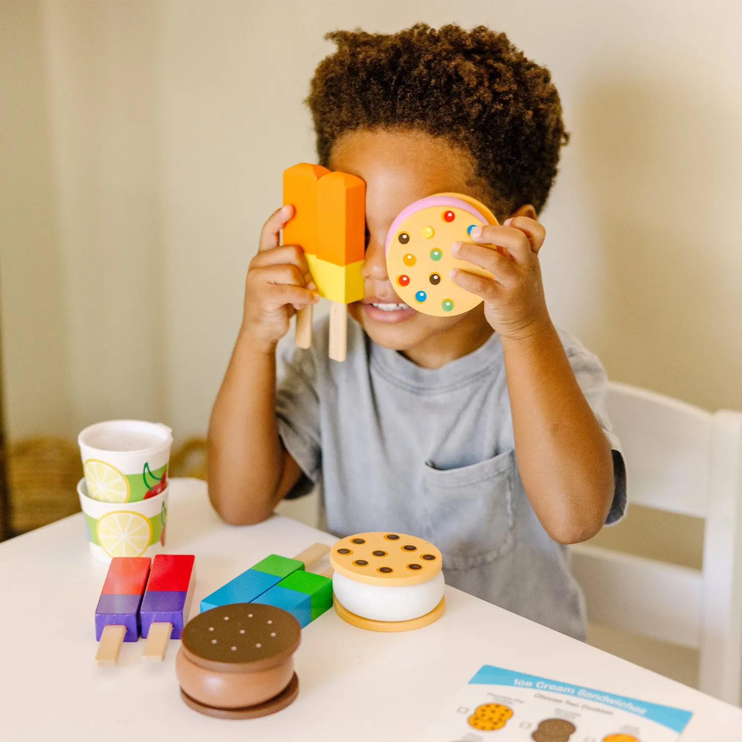 Melissa & Doug Frozen Treats ijsjes speelset 24-delig houten