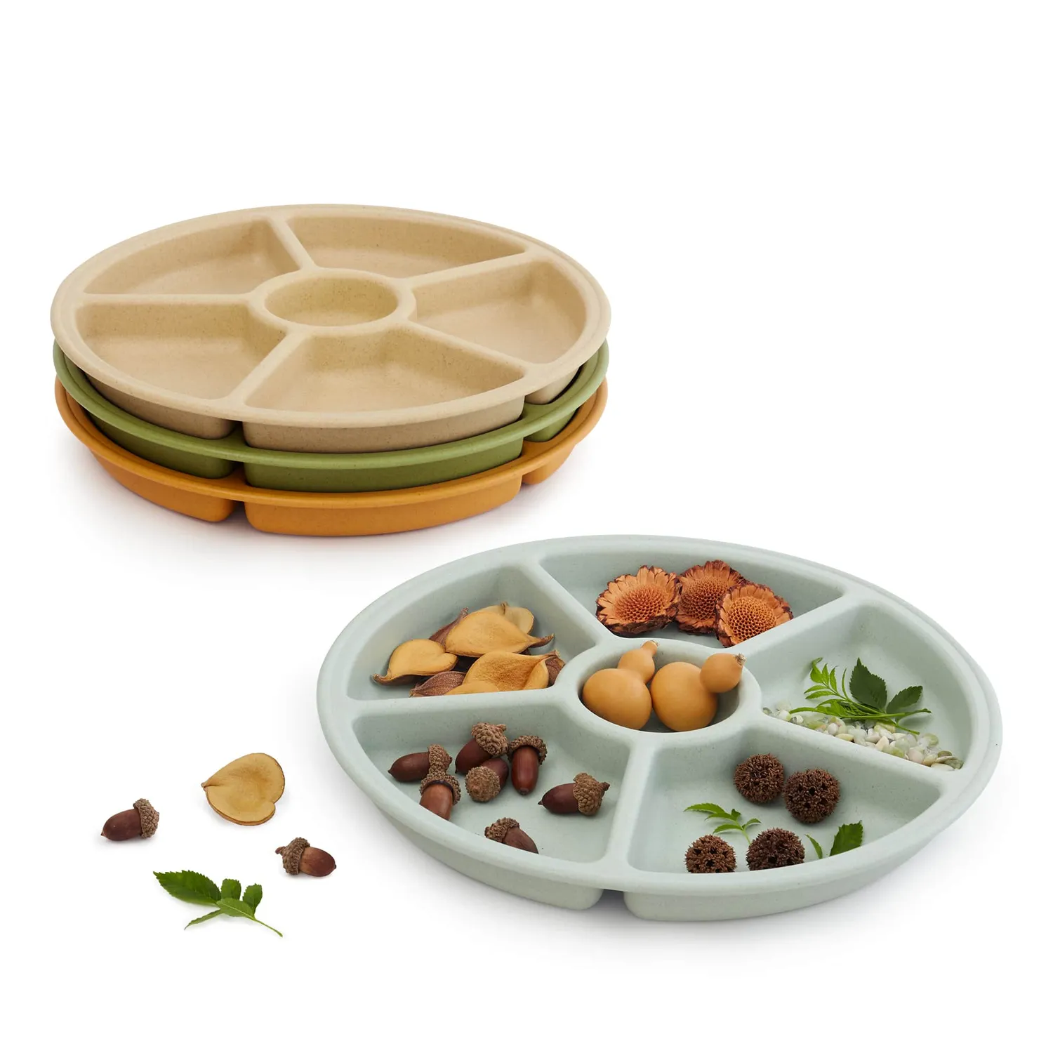 Guidecraft Loose Parts Sorting Trays sorteerbakken 4 stuks transparant