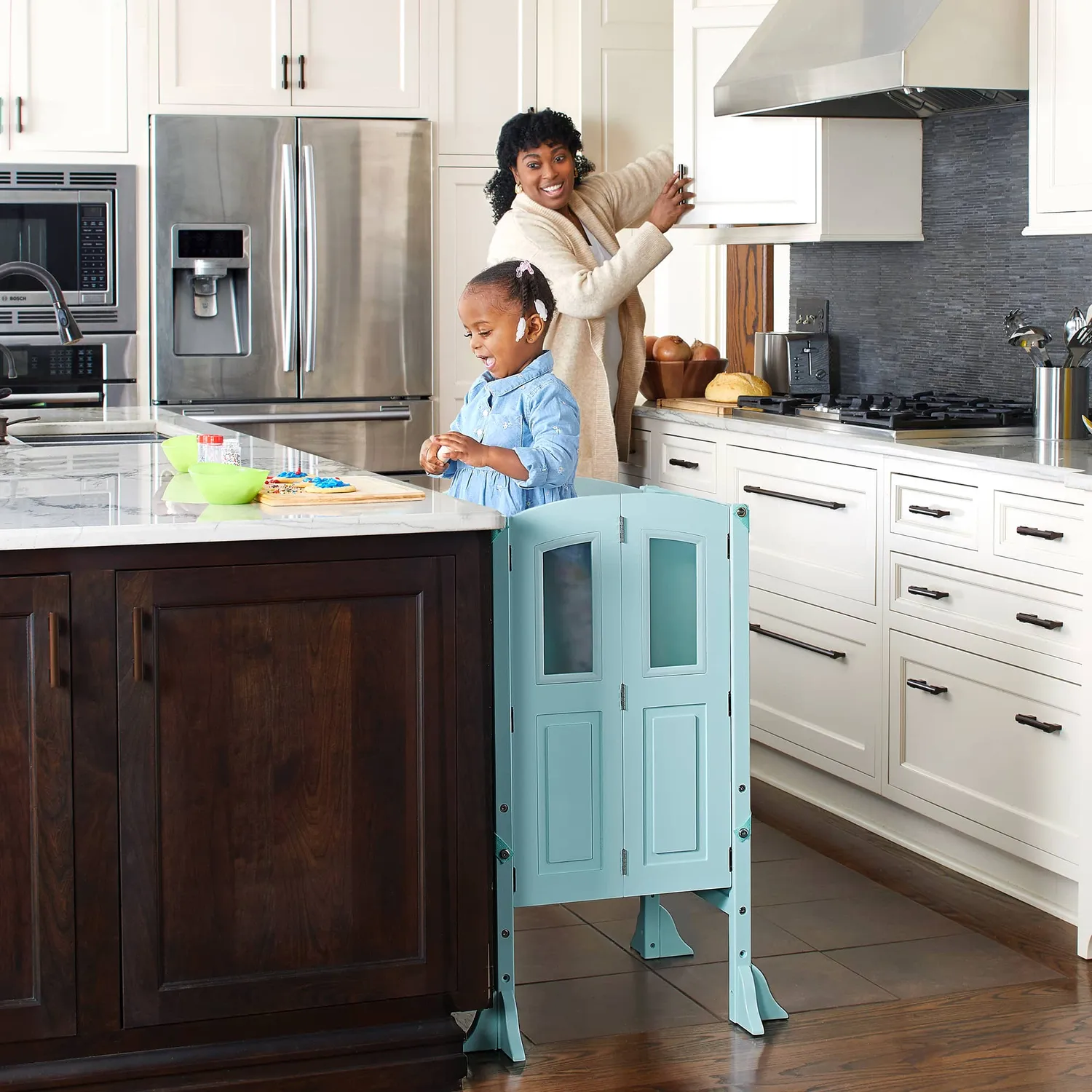 Guidecraft Martha Stewart Kitchen Helper leertoren linen white