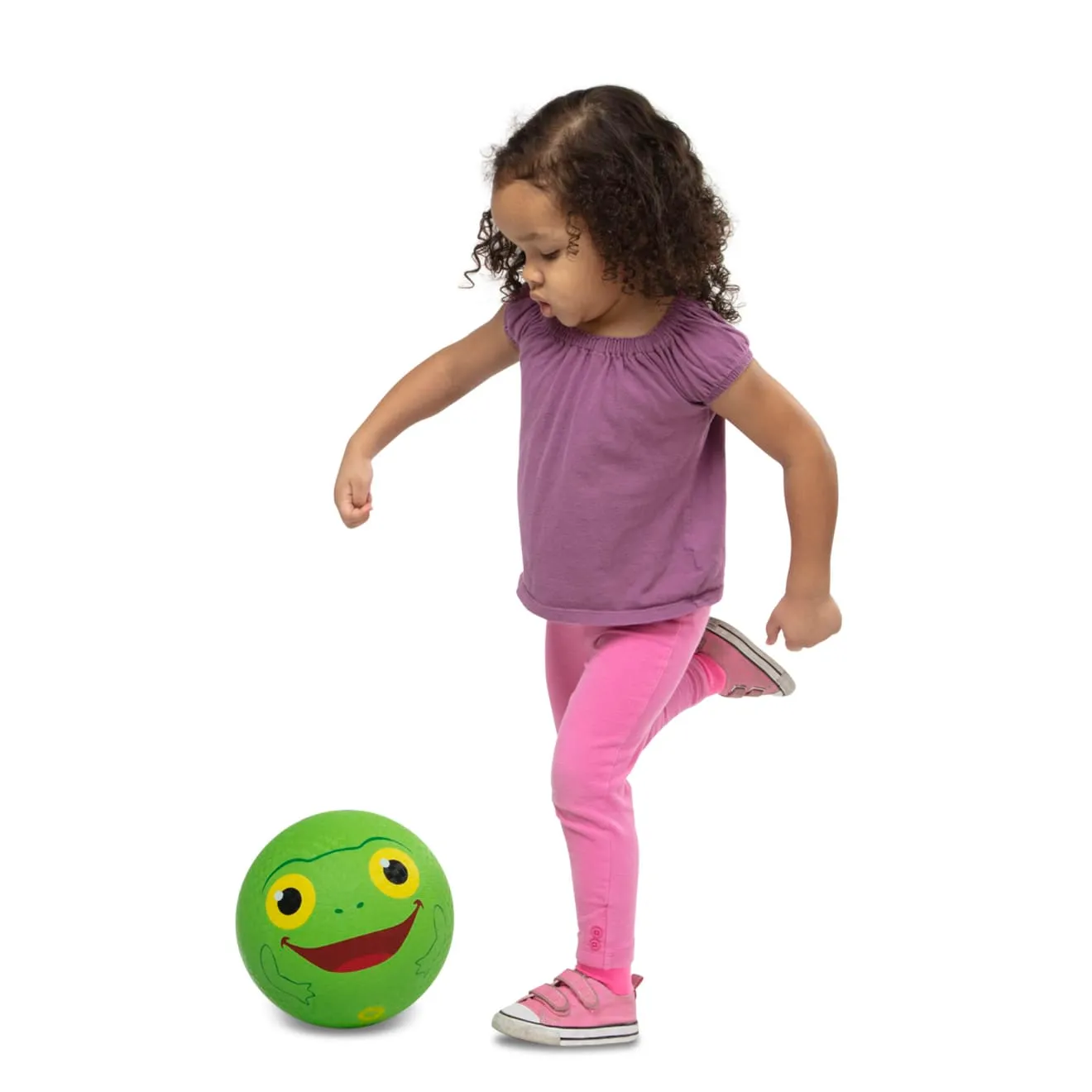 Melissa & Doug Froggy Kickball stuiterbal groen