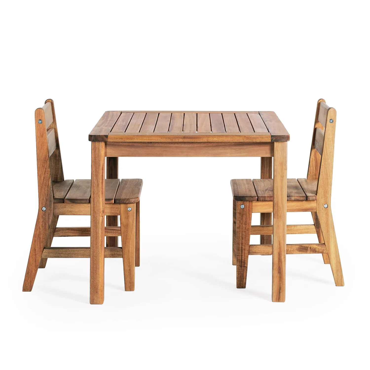 Guidecraft Acadia Outdoor tafel met stoelen 3-delig acacia