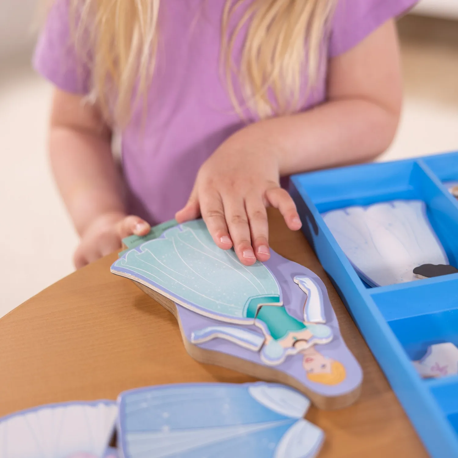 Melissa & Doug Disney Cinderella magnetische aankleedpop hout 30-delig