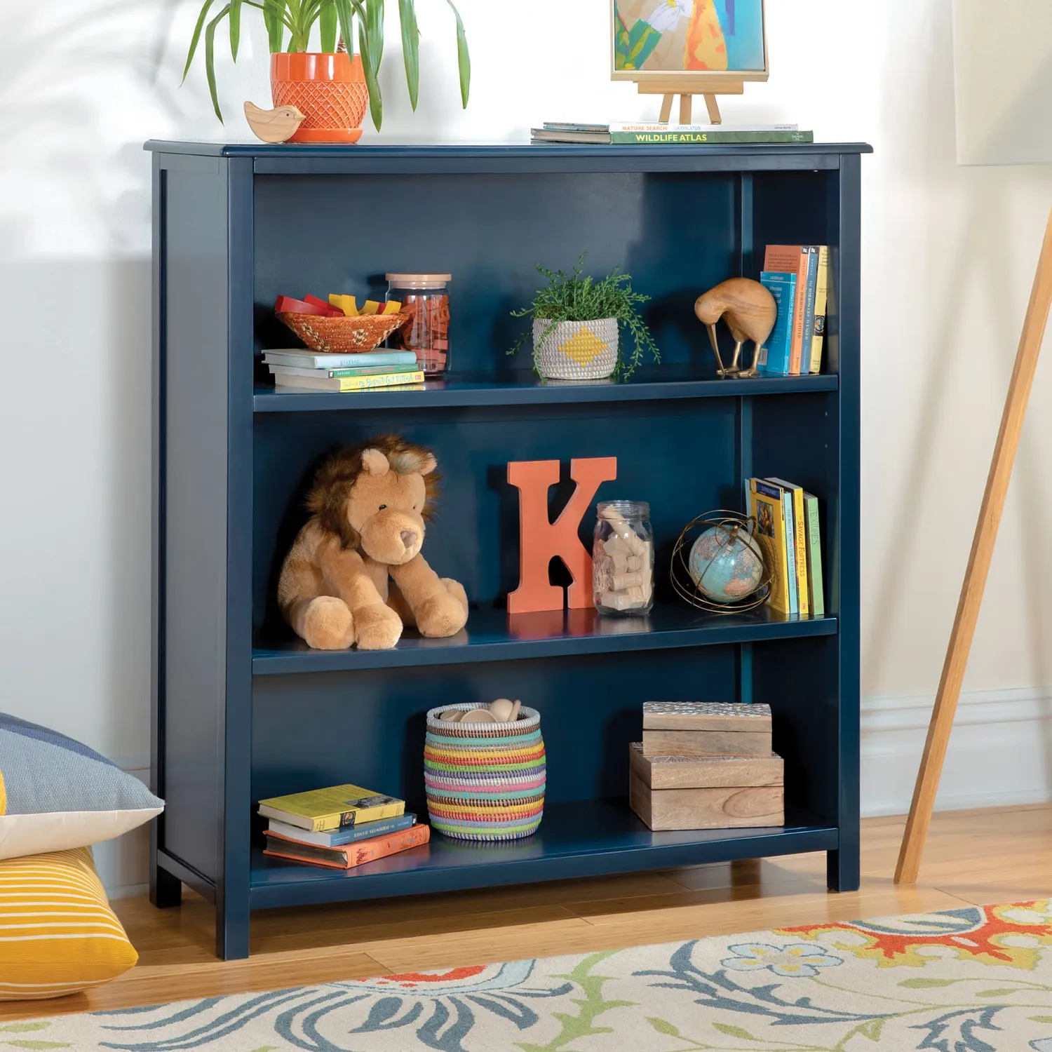 Guidecraft Taiga 3-Shelf 42" boekenkast Wit 3-laags