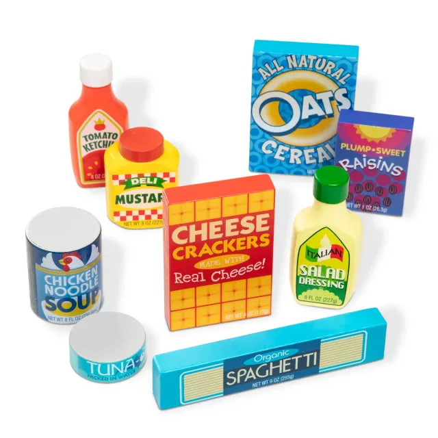 Melissa & Doug Pantry houten speeleten 9-delig