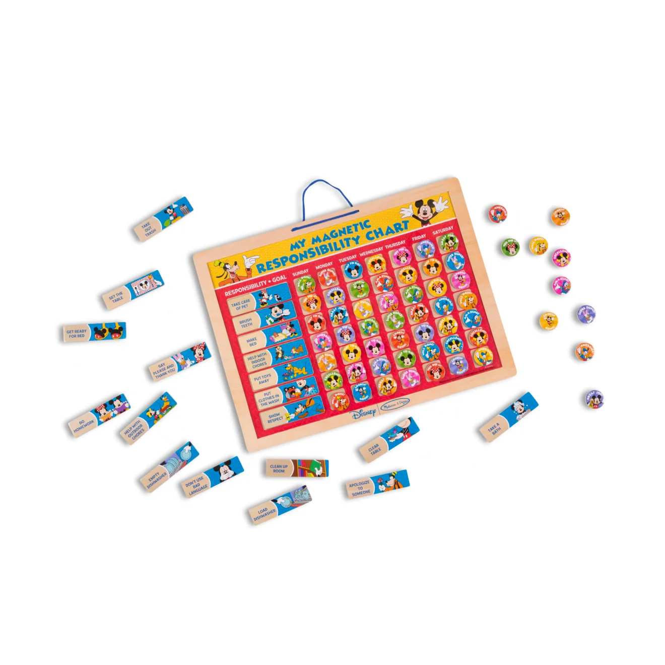 Melissa & Doug Mickey Mouse magneetbord beloning 90st