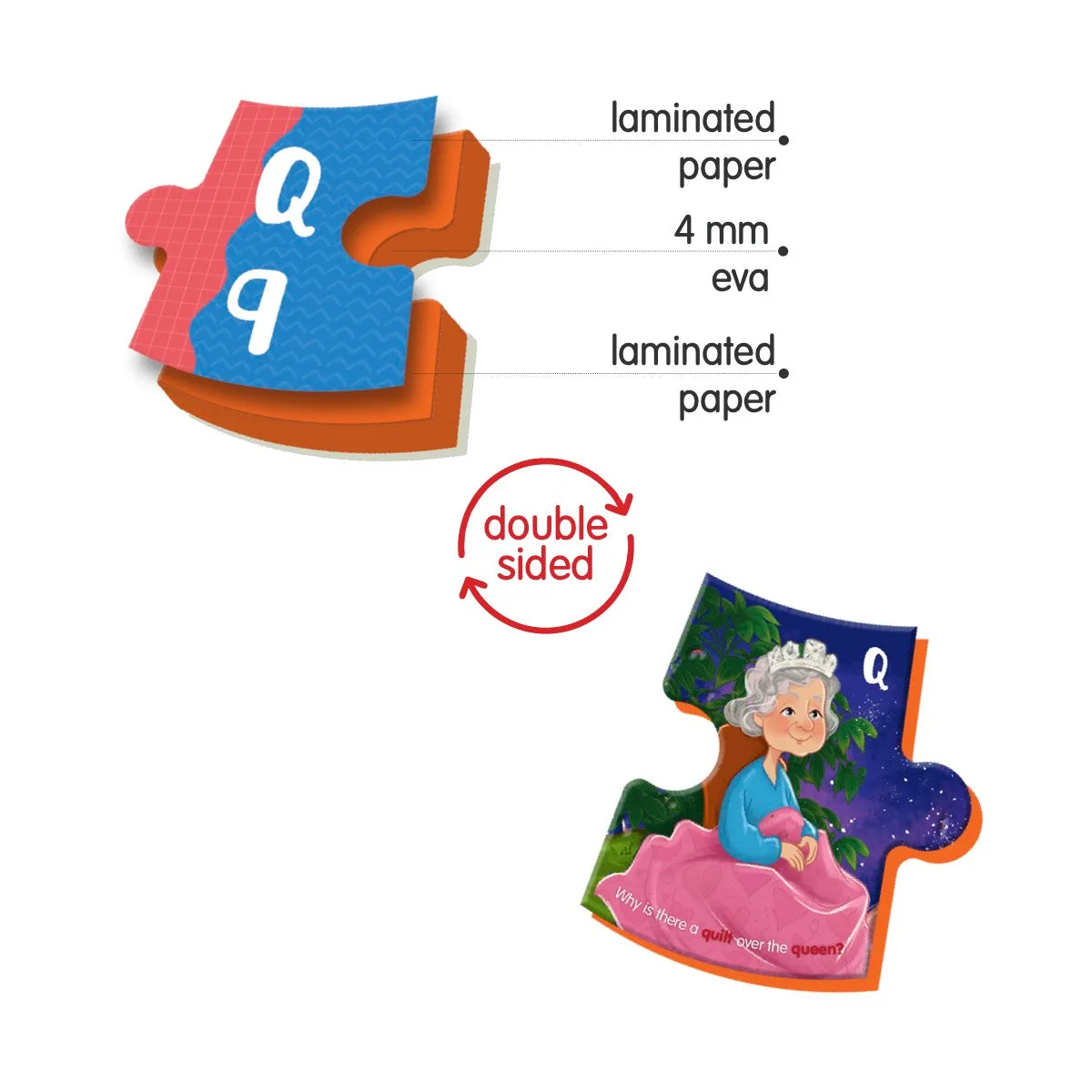 Puedo Alphabet Story Puzzle verhaal 170 cm Engels