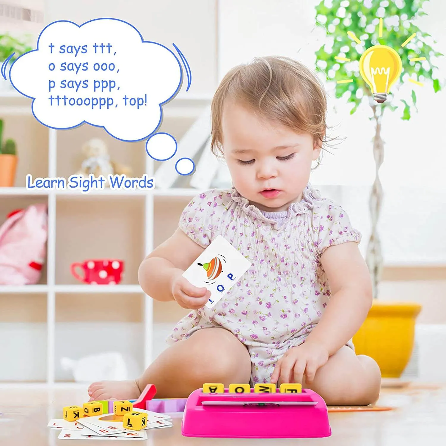 KOKODI Matching Letter letterspel spelling roserood