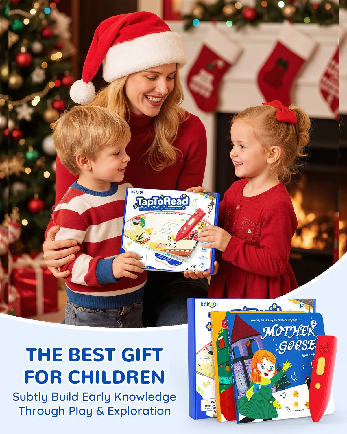 KOKODI Mother Goose leesset met voorleespen 1-3 jaar