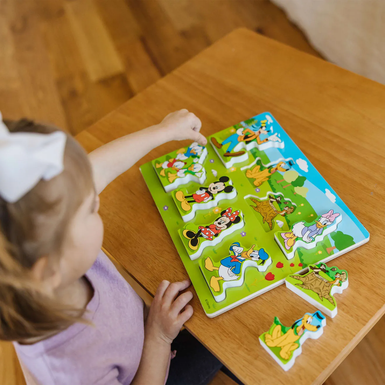Melissa & Doug Mickey Mouse houten puzzel 8 stukjes peuter