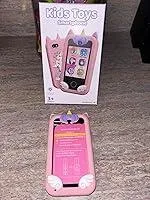 KOKODI Kids Smart Phone Full Screen speeltelefoon roze eenhoorn