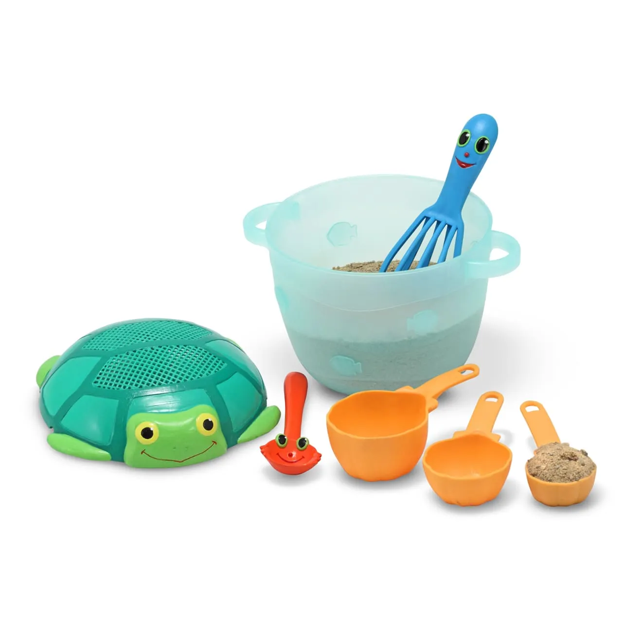 Melissa & Doug Seaside Sidekicks zandbakspeelgoed bakset