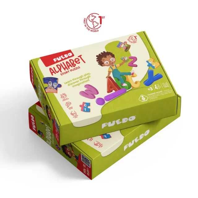 Puedo Alphabet Story Puzzle verhaal 170 cm Engels