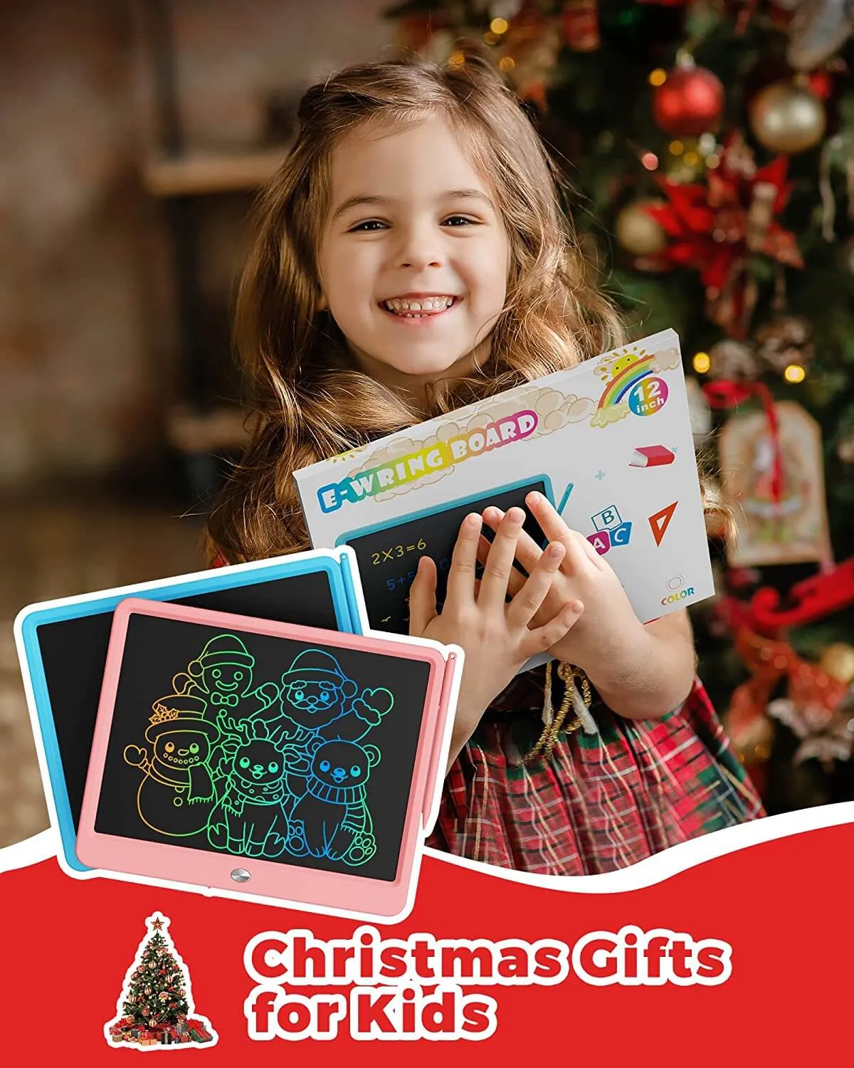 KOKODI LCD Writing Tablet tekentablet 12 inch blauw