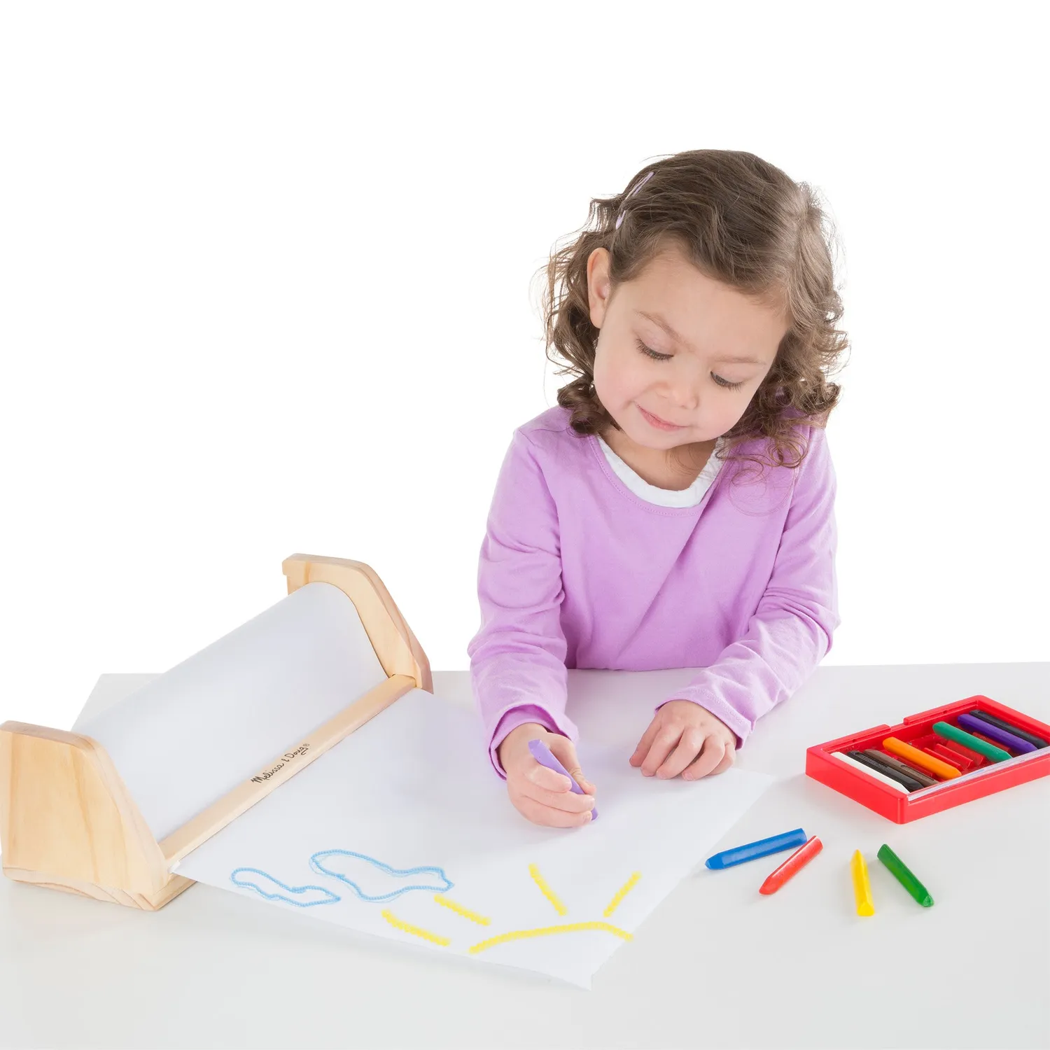 Melissa & Doug Easel 12-Inch papierrol 3-pack wit