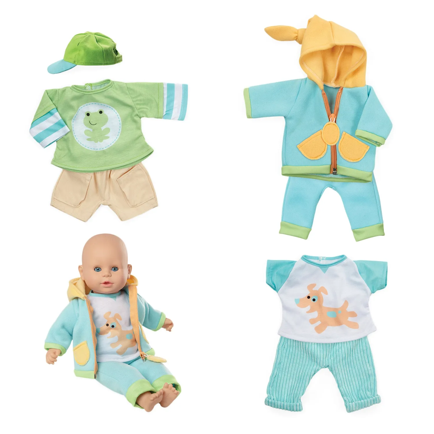 Melissa & Doug Mine to Love Mix & Match poppenkleding 6-delig
